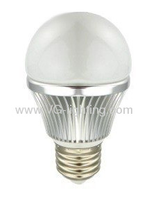 Aluminium wit PC LED Global Light Bulb