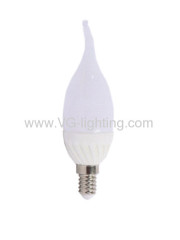 Milk Color PC Candle Light Bulbs with High Power LED