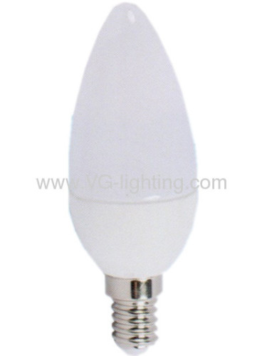 High Power LED candle Bulb/ Aluminium+PC / 3X1W /AC85-265V
