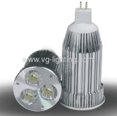 3X3W High Power Aluminum LED MR16 Cup Bulbs