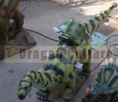 animatronic amusement park equipment dinosaur