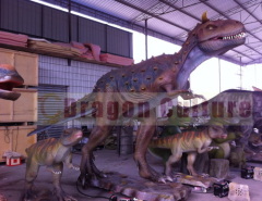 Fun park outdoor dinosaur exhibition equipment