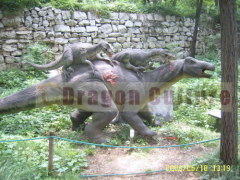 outdoor playground equipment animatronic dinosaur