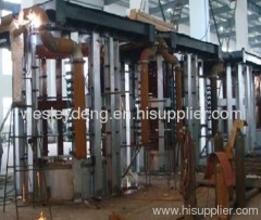 Steel sheel induction furnace