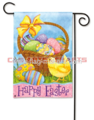 Happy Easter garden flag