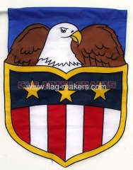 USA eagle appliqued flag maker
