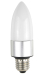 High Power LED Candle Bulb/ E27/Aluminium+PC / 3X1W 270lm