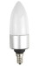 High Power LED Candle Bulb/ E27/Aluminium+PC / 3X1W 270lm