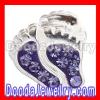 Swarovski Crystal european Foot Charm Beads Wholesale