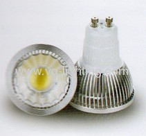 Aluminum LED GU10 3W COB CUP SPOTLIGHT