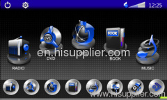 7inch HYUNDAI Sonata 2011 Car DVD Player GPS navigation with HD Dyanmic 3D GUI