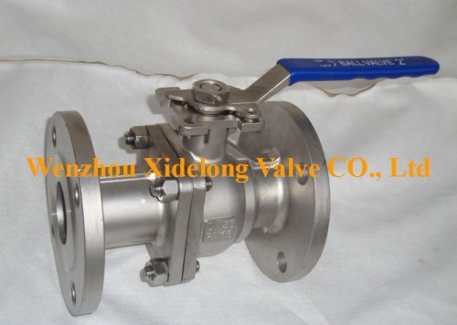 Flanged ball valve with ISO5211 Mounting Pad