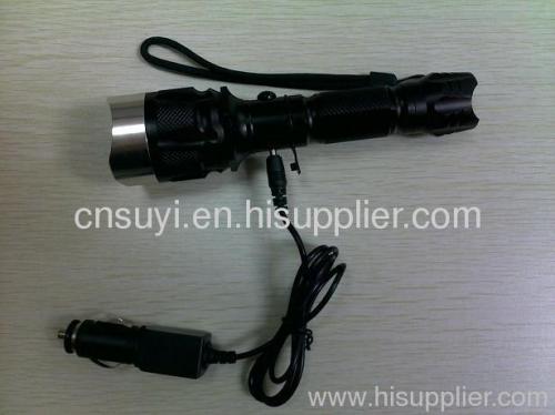 Hand-power Flashlight with Cree Q5 Bulb