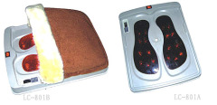 Foot massager with infrared heat