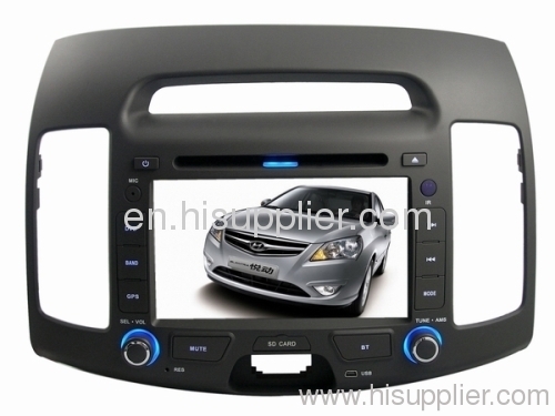 In-dash 7inch 2din HD TFT LCD touchscreen for HYUNDAI Elantra Car DVD Player GPS navigation