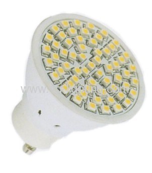PBT or PC 50000 Hours 1.2W-3W SMD GU10 LED CUP BULBS
