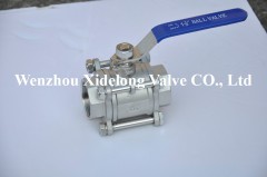 Three piece Threaded Ball valve