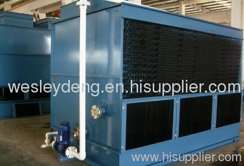 Induction melting furnace cooling tower