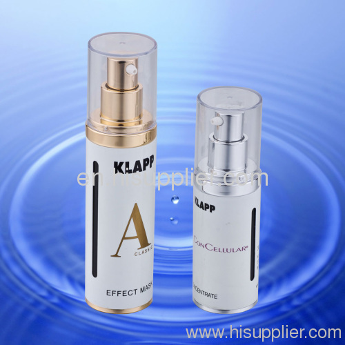 Metal cosmetic airless bottle