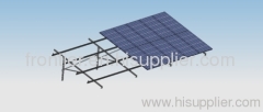 Solar flat rooftop mounting