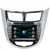 In-dash HYUNDAI Verna Car DVD GPS Navigation with 7inch HD digital full touch screen