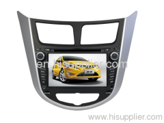 In-dash HYUNDAI Verna Car DVD GPS Navigation with 7inch HD digital full touch screen