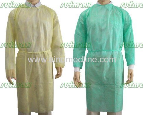 Disposable isolation gown