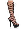 big size new stylish 2013 lady lace-up sexy high heel sandal boot