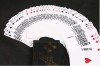 Casino quality poker card with custom barcode.