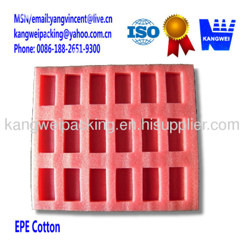 Colorful EPE foam with customized shape as cushion protective materials