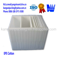 White EPE foam cotton lining protector cushion packing materials