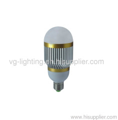 Gold with Silver Color Aluminum 7X1W LED Bulb/High Power