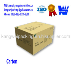 Customized printed carton box made by corrugated or cardboard paper