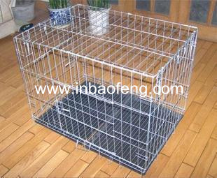 metal folding dog crate