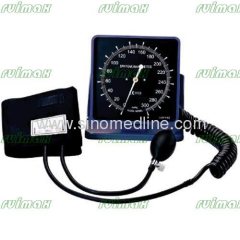 Desk Type Aneroid Sphygmomanometer With ABS Square Gaug