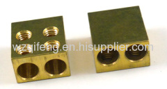 brass connector for electrical meter
