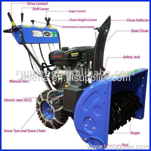 gasoline snow blower