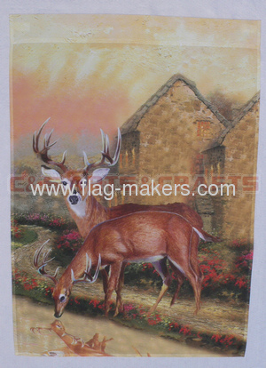 wild deer garden flag maker