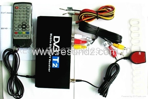 Car mobile DVB-T2 Digital TV Receiver