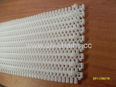 Plastic radius flush grid Modular conveyor radius belt