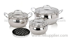 7pcs apple shape cookware set