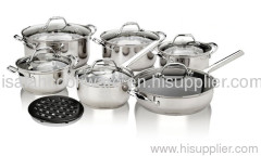 13pcs straight body cookware set