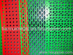 perforated metal mesh ( hole patteren as request)
