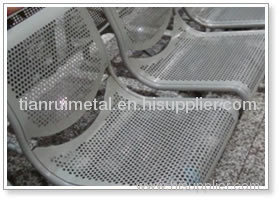 galvanised perforated metal mesh