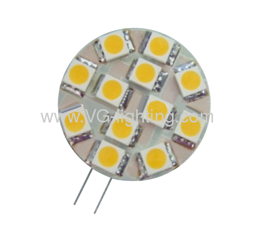G4 SMD LED Bulb//Aluminium+PC /110-120lm/CRI:75