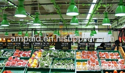 Cord Pendant Metal Halide Fixture For Supermarket Lighting