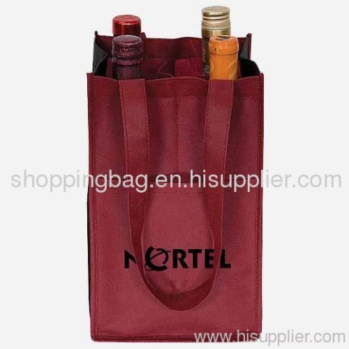 Nonwoven Four bottle wine bag