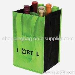 Nonwoven Four bottle wine bag