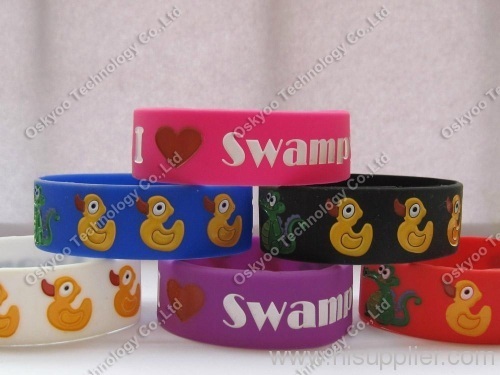 I Love Swampy Where's My Water Silicone Bracelets Bands