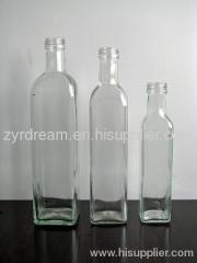 Clear Olive Oil Glass Bottle
